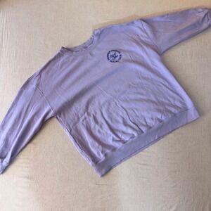 Old Navy SoComfy Oversized Sweatshirt Summer Fridays Out of Office Lavender L